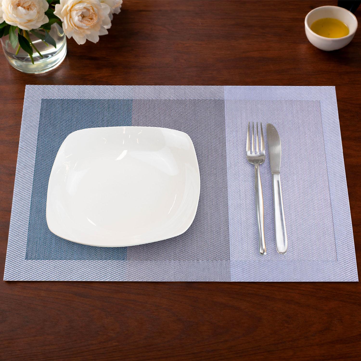 INDIVIDUAL DE MESA NAUTICA HOME 45X30CM DEGRADE AZUL - 1