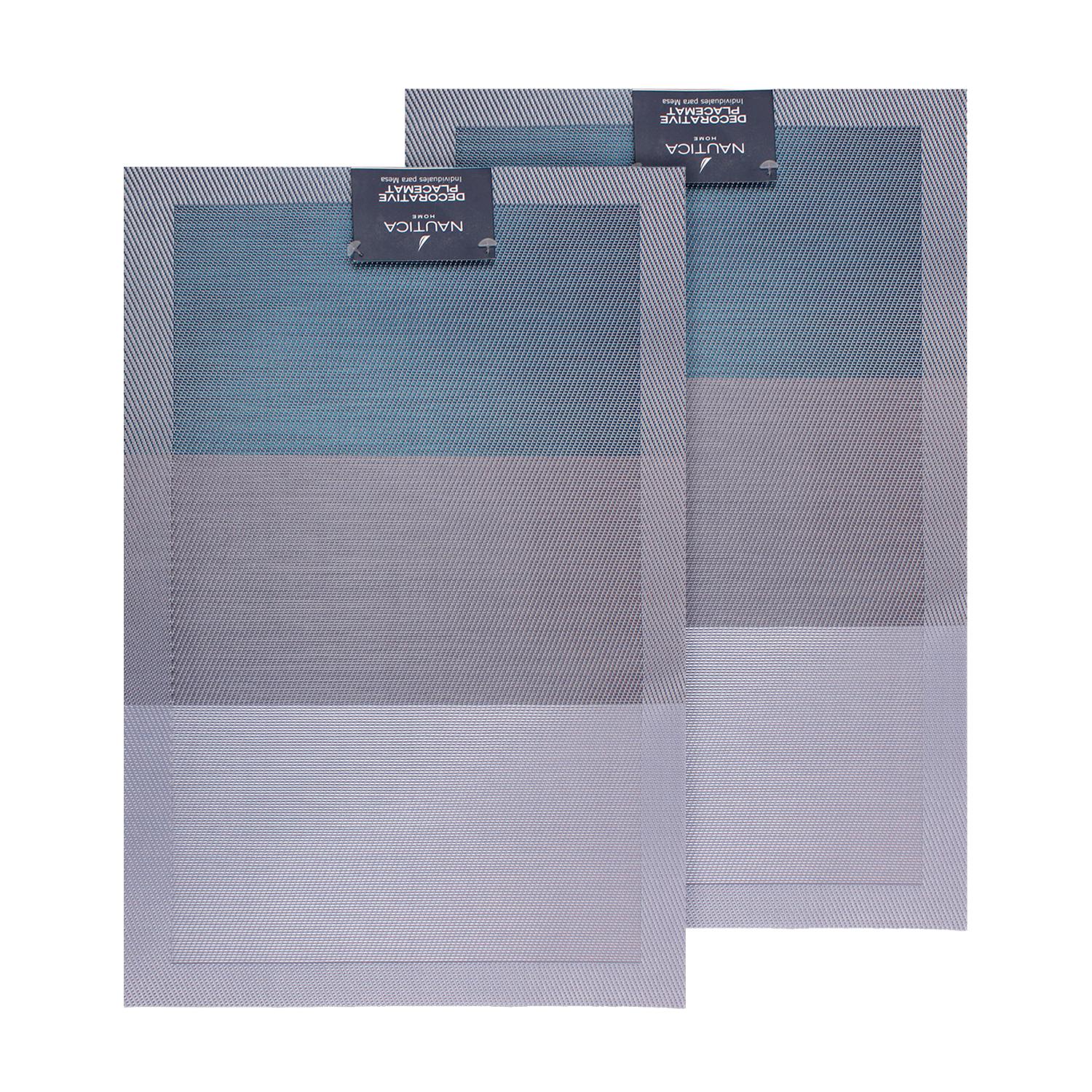 PACK 2 INDIVIDUALES DE MESA NAUTICA HOME 45X30CM DEGRADE AZUL - 4