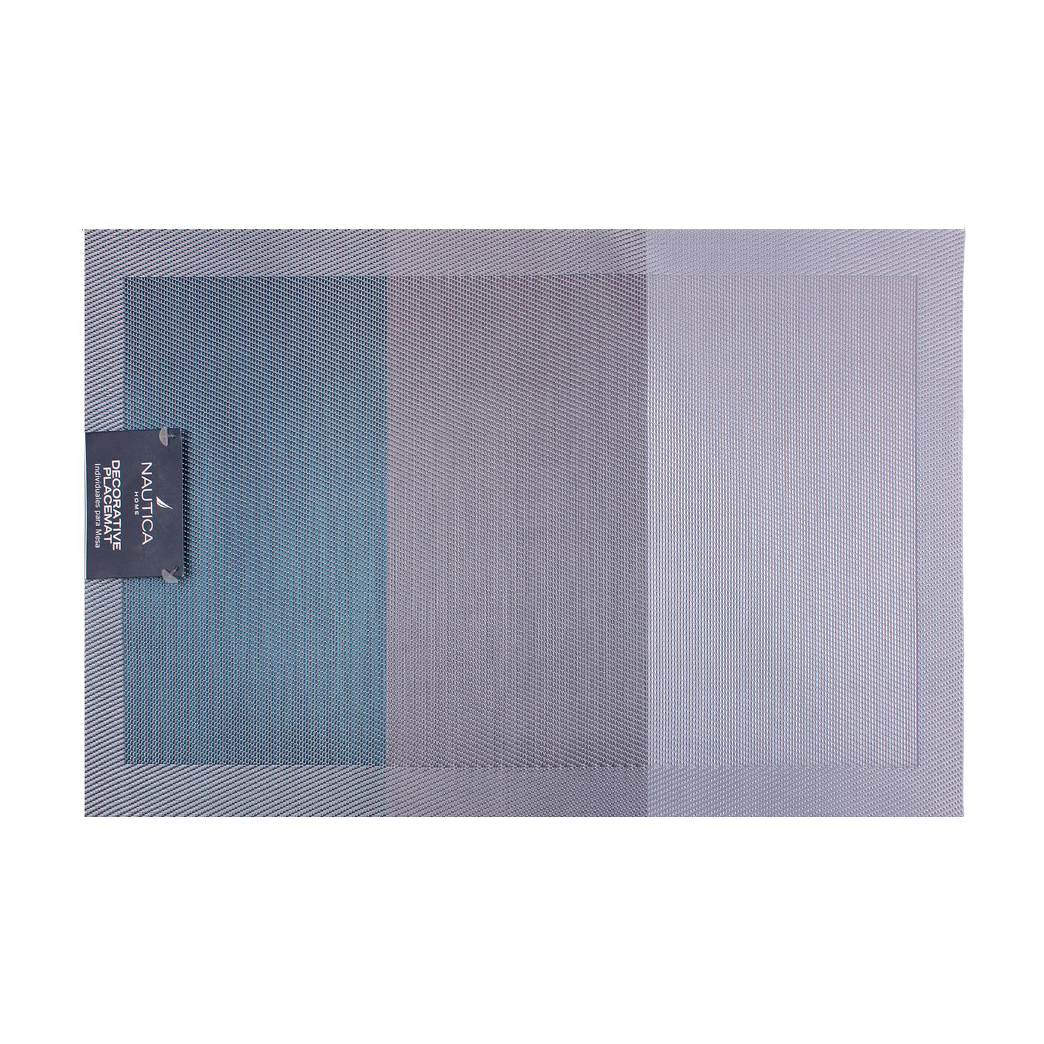 PACK 4 INDIVIDUALES DE MESA NAUTICA HOME 45X30CM DEGRADE AZUL - 2