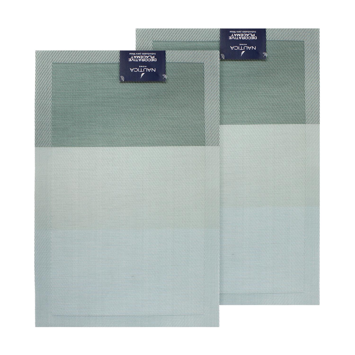 PACK 2 INDIVIDUALES DE MESA NAUTICA HOME 45X30CM DEGRADE VERDE - 4
