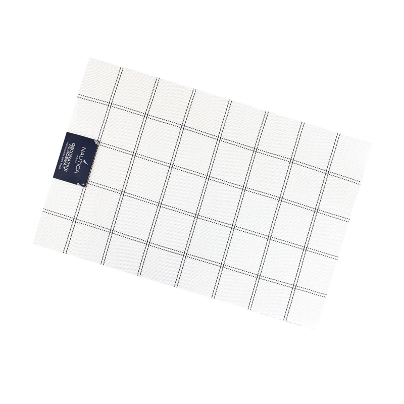 PACK 6 INDIVIDUALES DE MESA NAUTICA HOME 45X30CM BLANCO A CUADROS - 3
