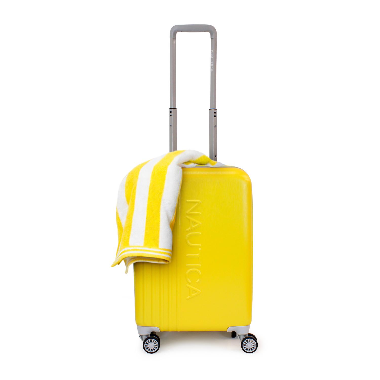 PACK MALETA CABINA 10KG SUMMER AMARILLA + TOALLA DE PLAYA NAUTICA - 1