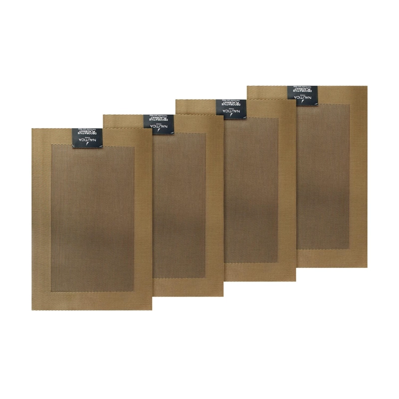 PACK 4 INDIVIDUALES DE MESA NAUTICA HOME 45X30CM DORADO - 4
