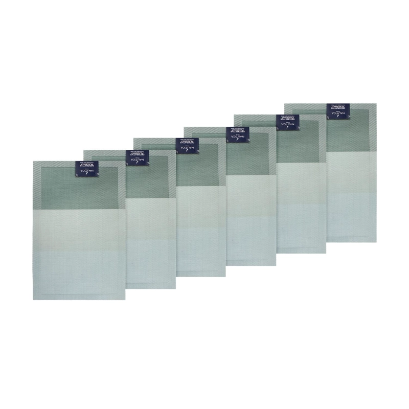 PACK 6 INDIVIDUALES DE MESA NAUTICA HOME 45X30CM DEGRADE VERDE - 4