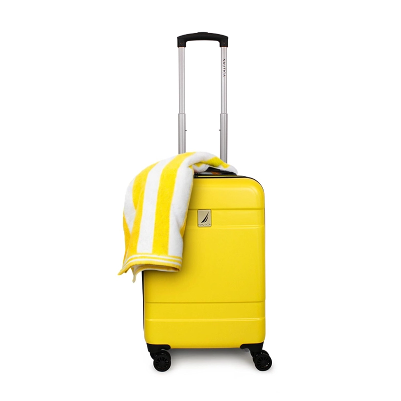 PACK MALETA CABINA 10KG BORA AMARILLA + TOALLA DE PLAYA NAUTICA - 1