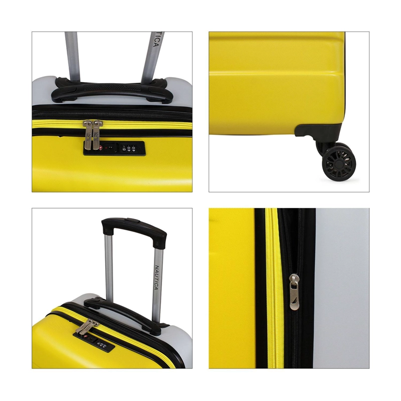 PACK MALETA CABINA 10KG BORA AMARILLA + TOALLA DE PLAYA NAUTICA - 6