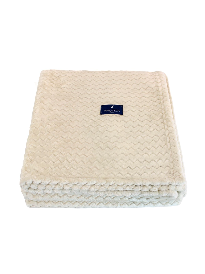 MANTA DE CAMA NAUTICA HOME JACQUARD FRANELA SUAVE 127X178CM - 3