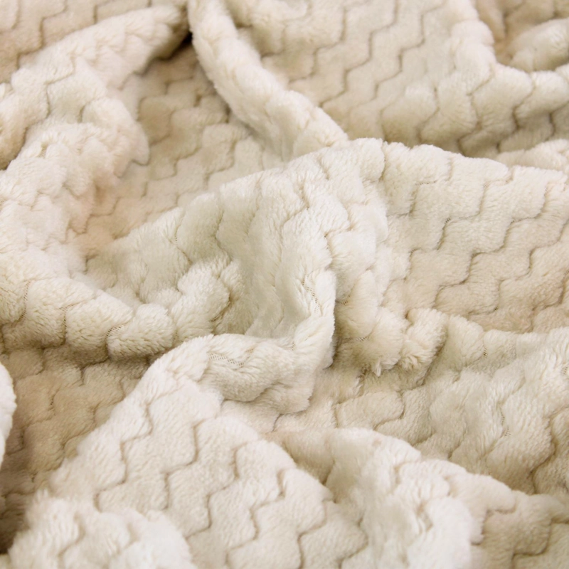 PACK 2 MANTAS DE CAMA NAUTICA HOME JACQUARD FRANELA SUAVE 127X178 CM - 3