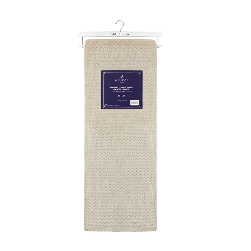 PACK 2 MANTAS DE CAMA NAUTICA HOME JACQUARD FRANELA SUAVE 127X178 CM - 6