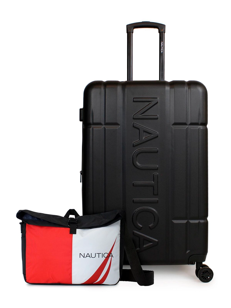 PACK MALETA GRANDE 23K AMSTERDAM NEGRA + BOLSO CETUS NAUTICA - 1