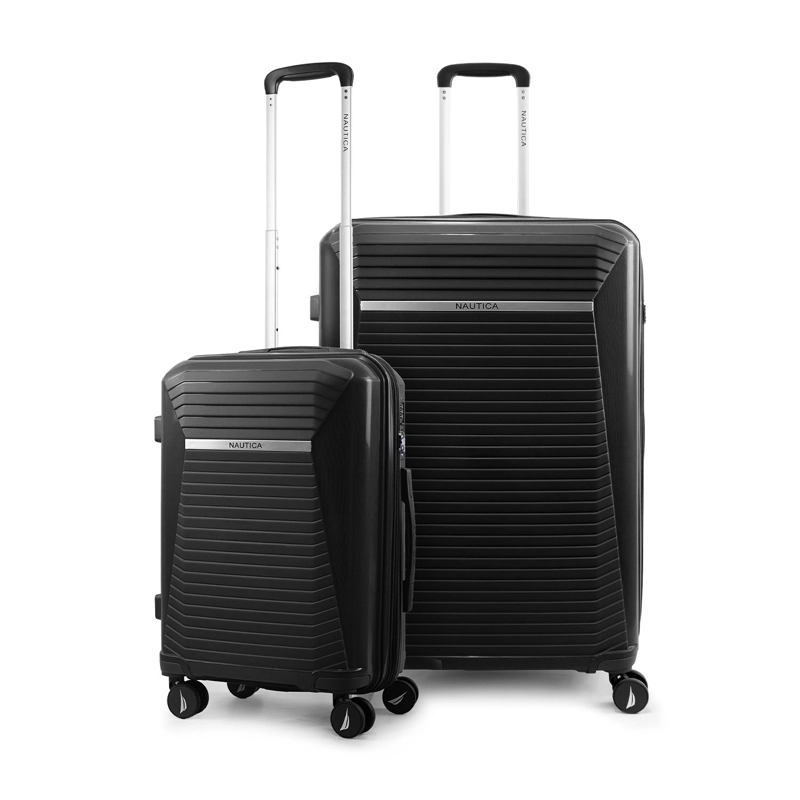 PACK 2 MALETAS NAUTICA NIZA CABINA 10K Y GRANDE 23K NEGRA - 1
