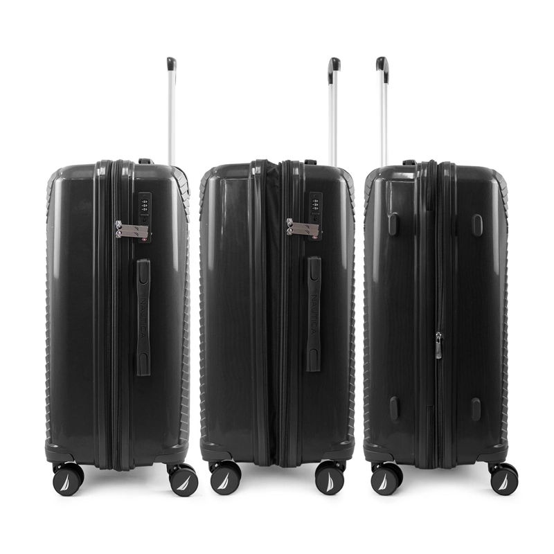 PACK 2 MALETAS NAUTICA NIZA CABINA 10K Y GRANDE 23K NEGRA - 7