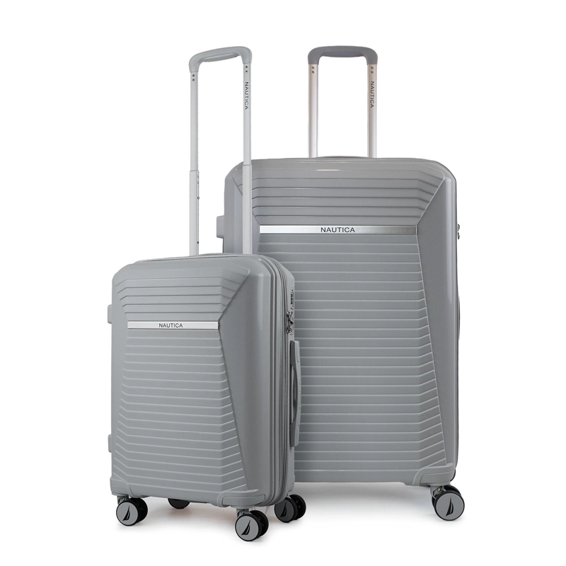 PACK 2 MALETAS NAUTICA NIZA CABINA 10Kg Y GRANDE 23Kg GRIS - 1