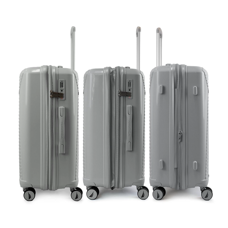 PACK 2 MALETAS NAUTICA NIZA CABINA 10Kg Y GRANDE 23Kg GRIS - 7