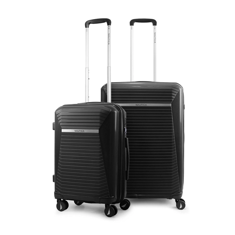 PACK 2 MALETAS NAUTICA NIZA CABINA 10Kg Y MEDIANA 20Kg NEGRA - 1