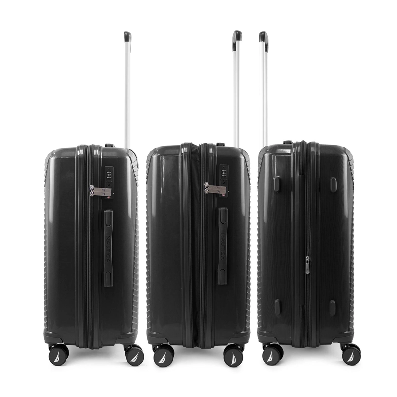 PACK 2 MALETAS NAUTICA NIZA CABINA 10Kg Y MEDIANA 20Kg NEGRA - 7
