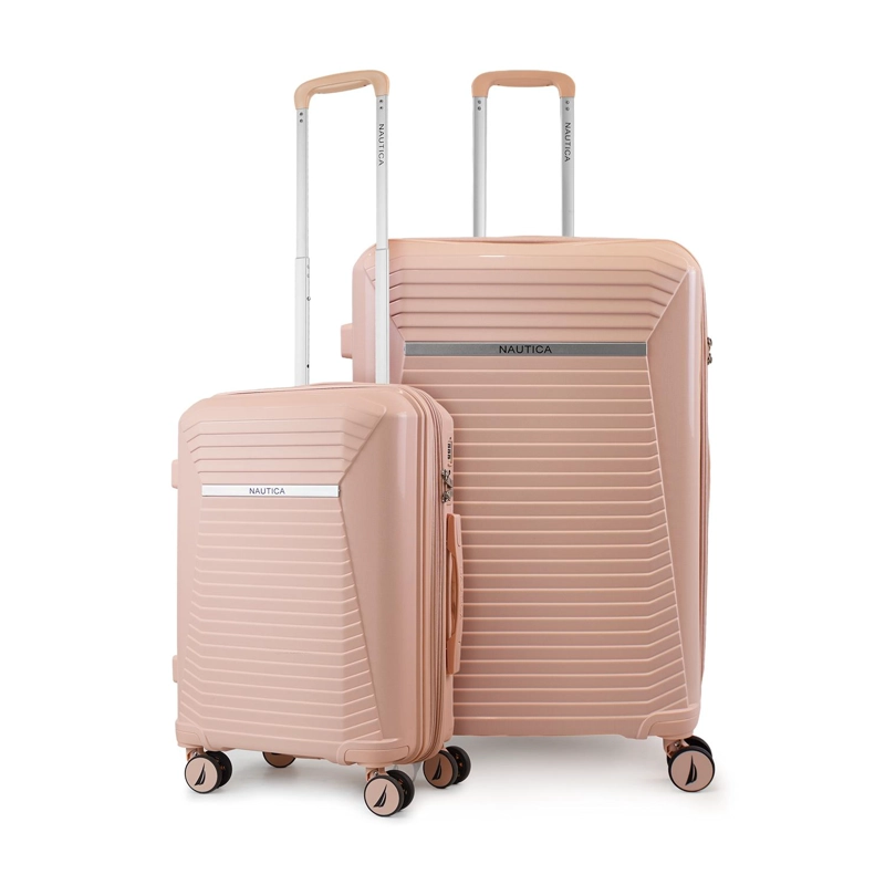 PACK 2 MALETAS NAUTICA NIZA CABINA 10Kg Y GRANDE 23Kg ROSA - 1