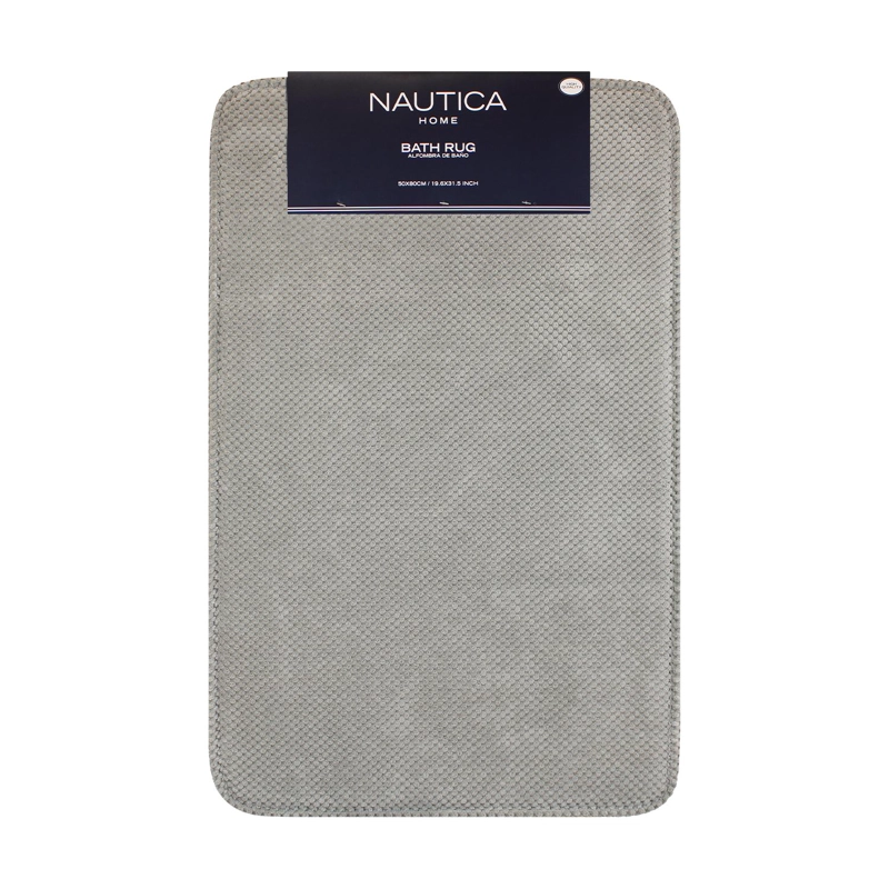 ALFOMBRA DE BAÑO NAUTICA HOME POPCORN 50X80CM GRIS CLARO - 4