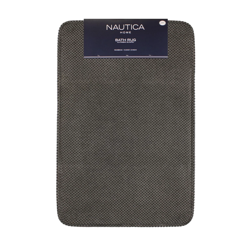 ALFOMBRA DE BAÑO NAUTICA HOME POPCORN 50X80CM CAFE - 4
