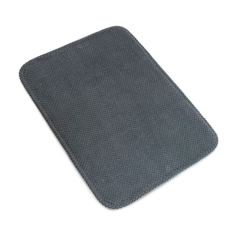 ALFOMBRA DE BAÑO NAUTICA HOME POPCORN 40X60CM GRIS OSCURO - 2