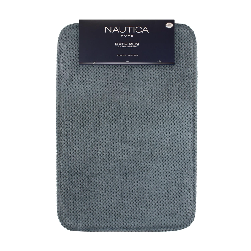 ALFOMBRA DE BAÑO NAUTICA HOME POPCORN 40X60CM GRIS OSCURO - 4