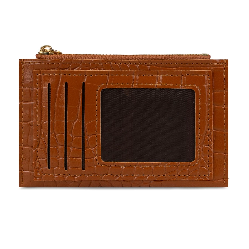 BILLETERA TARJETERO MUJER CON MONEDERO ZOE CAFE  CARVEN - 4