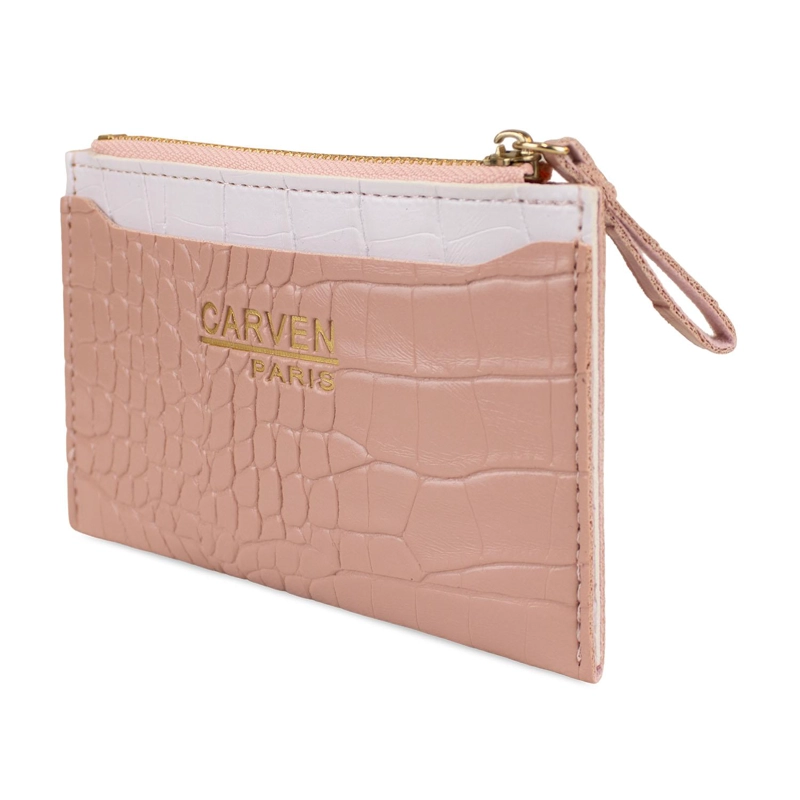 BILLETERA TARJETERO MUJER CON MONEDERO ZOE ROSA CARVEN - 3