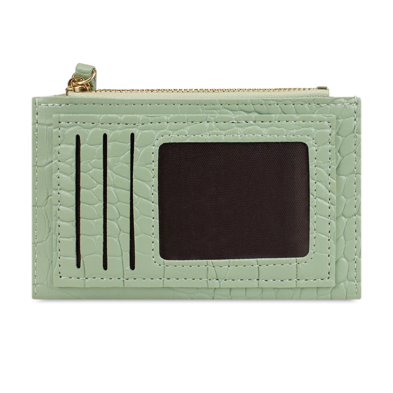 BILLETERA TARJETERO MUJER CON MONEDERO ZOE VERDE CARVEN - 4