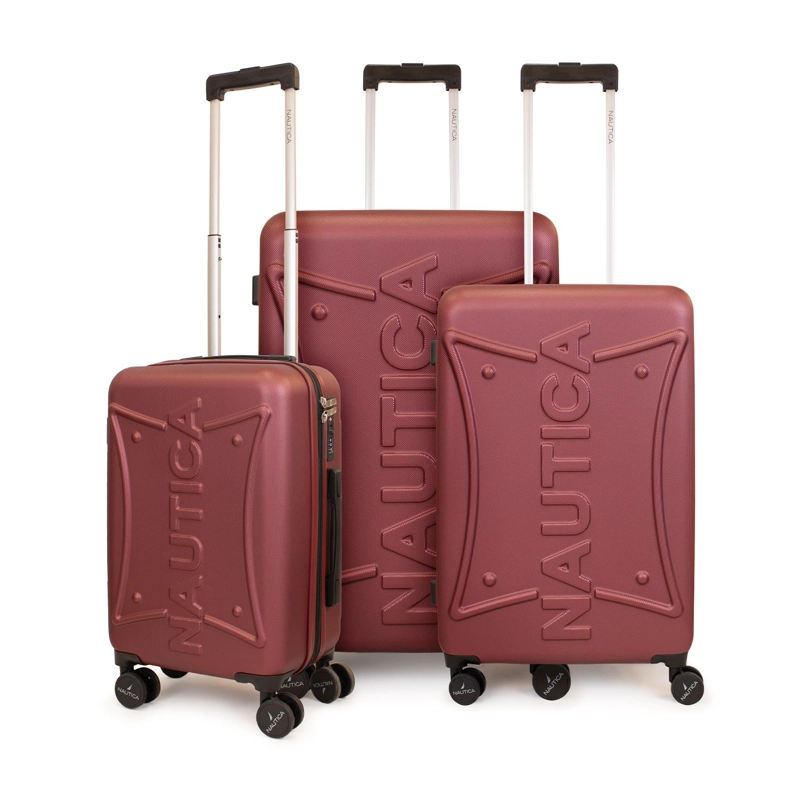 SET 3 MALETAS NAUTICA CROWN S+M+L CABINA 10K MEDIANA 20K GRANDE 23K BURDEO - 1