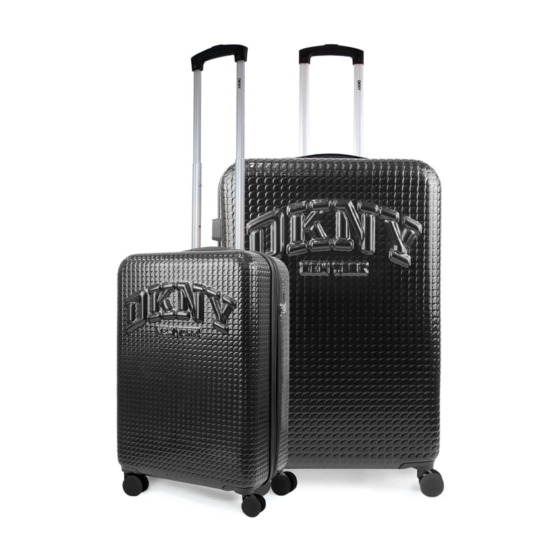 PACK 2 MALETAS DONNA KARAN HOT TOWN S 10K + L 23K NEGRA DKNY - 1