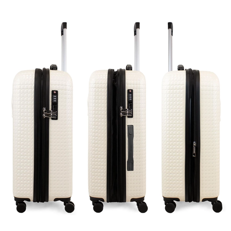 PACK 2 MALETAS DONNA KARAN HOT TOWN M 20K + L 23K BLANCA DKNY - 7
