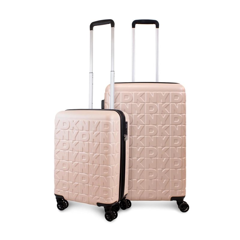 PACK 2 MALETAS DONNA KARAN MEGHAN S 10K + M 20K ROSADA DKNY - 1