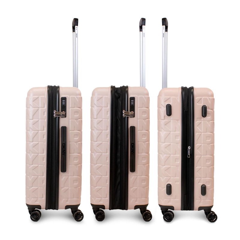 PACK 2 MALETAS DONNA KARAN MEGHAN S 10K + M 20K ROSADA DKNY - 7