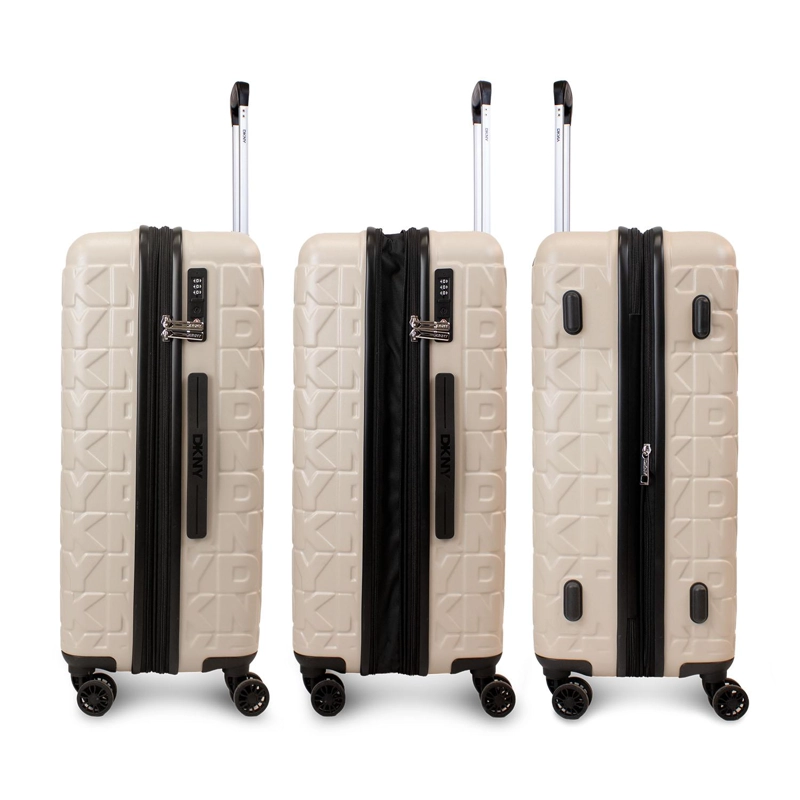PACK 2 MALETAS DONNA KARAN MEGHAN S 10K + L 23K BEIGE DKNY - 7