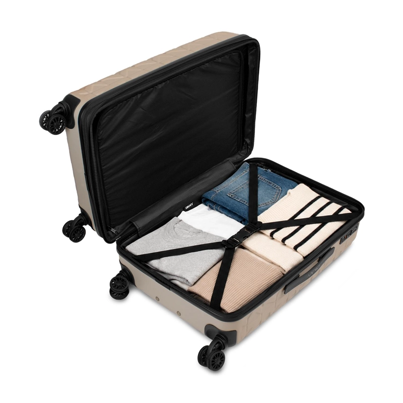PACK 2 MALETAS DONNA KARAN MEGHAN S 10K + M 20K BEIGE DKNY - 5