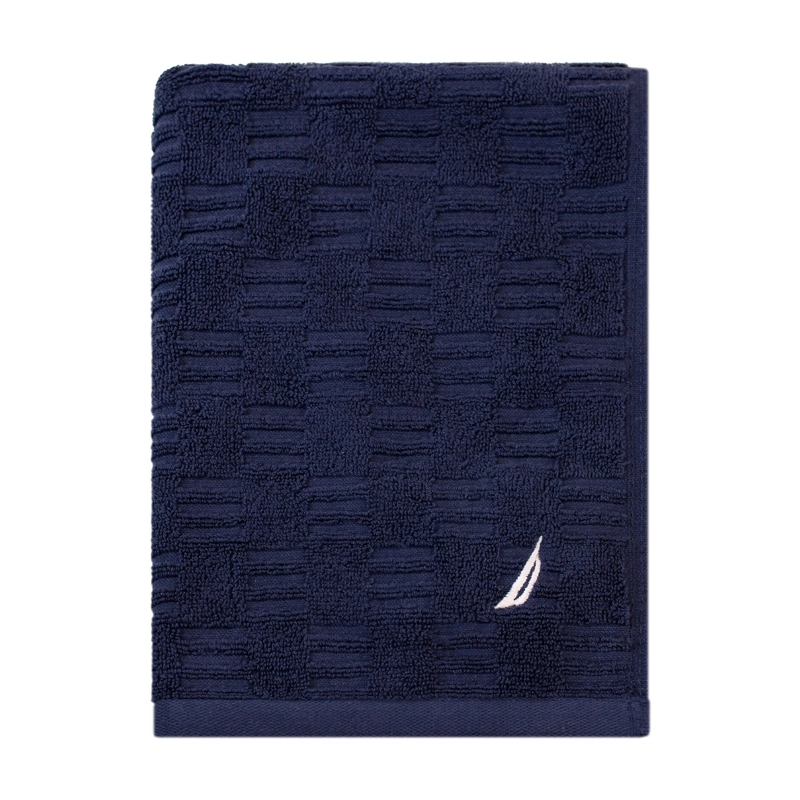 TOALLA DE CARA SAVOY NAUTICA 100% ALGODON 30X50CM HIPOALERGE NICA AZUL MARINO - 4