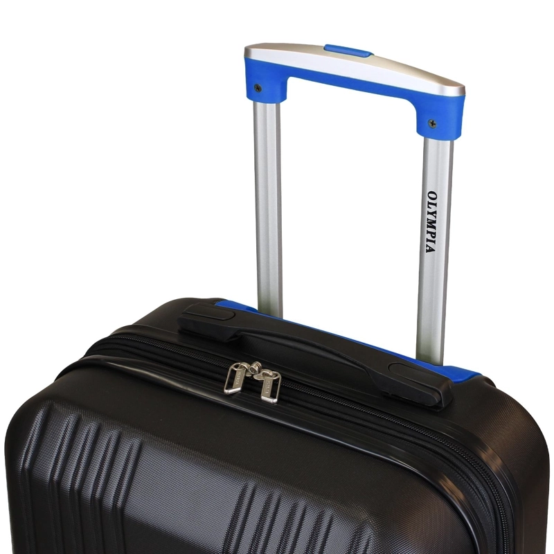 MALETA MEDIANA OLYMPIA 20KG NEGRA-AZUL - 5