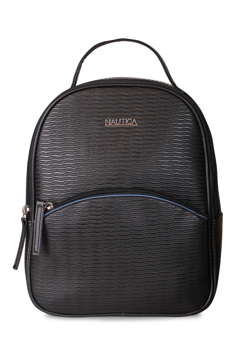MOCHILA DE MUJER LEEWAY NEGRO NAUTICA - 1