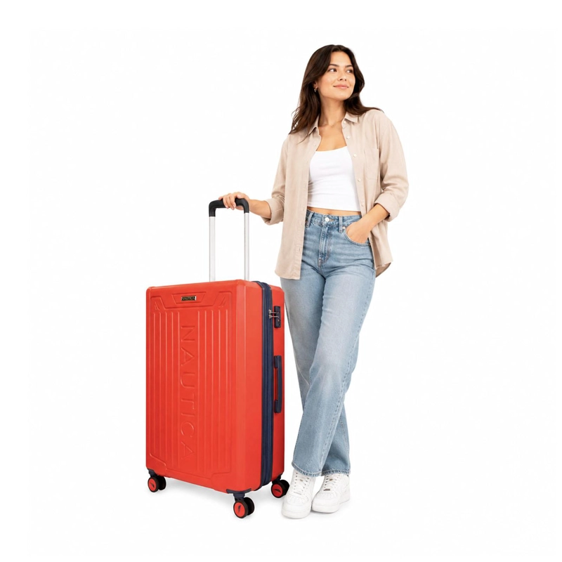 MALETA GRANDE COPPER NAUTICA L 23KG NARANJA - 1