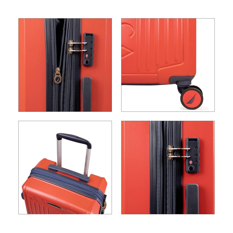PACK 2 MALETAS COPPER NAUTICA CABINA 10K Y MEDIANA 20K NARANJA - 6