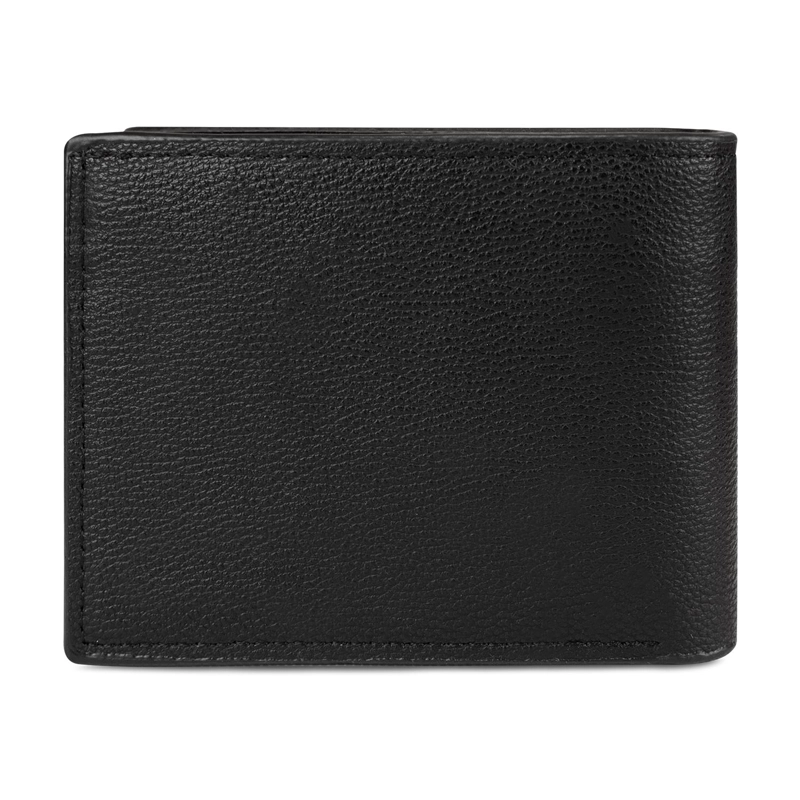 BILLETERA HOMBRE BRUNO NEGRA CON MONEDERO CARVEN PARIS - 5