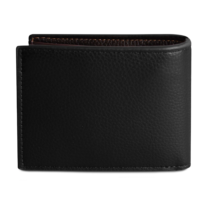 BILLETERA HOMBRE DANTE NEGRA CON MONEDERO CARVEN PARIS - 5