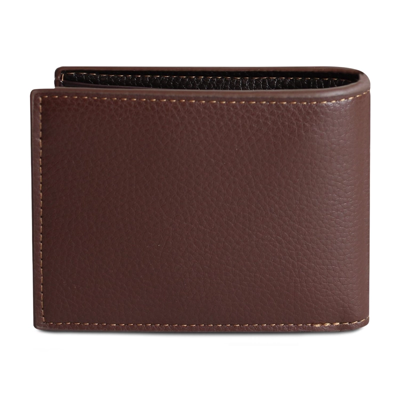 BILLETERA HOMBRE DANTE CAFE  CON MONEDERO CARVEN PARIS - 5