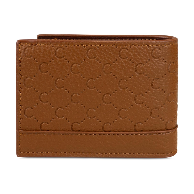 BILLETERA HOMBRE LUCCA CAFE  CON MONEDERO CARVEN PARIS - 5