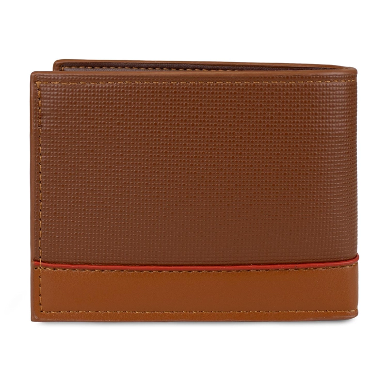 BILLETERA HOMBRE GINO CAFE  CON MONEDERO CARVEN PARIS - 5