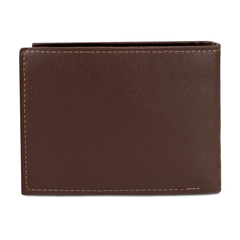 BILLETERA HOMBRE ENZO CAFE  CON MONEDERO CARVEN PARIS - 5