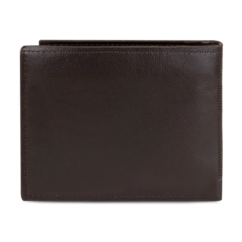 BILLETERA HOMBRE ENZO CAFE  OSCURO CON MONEDERO CARVEN PARIS - 5