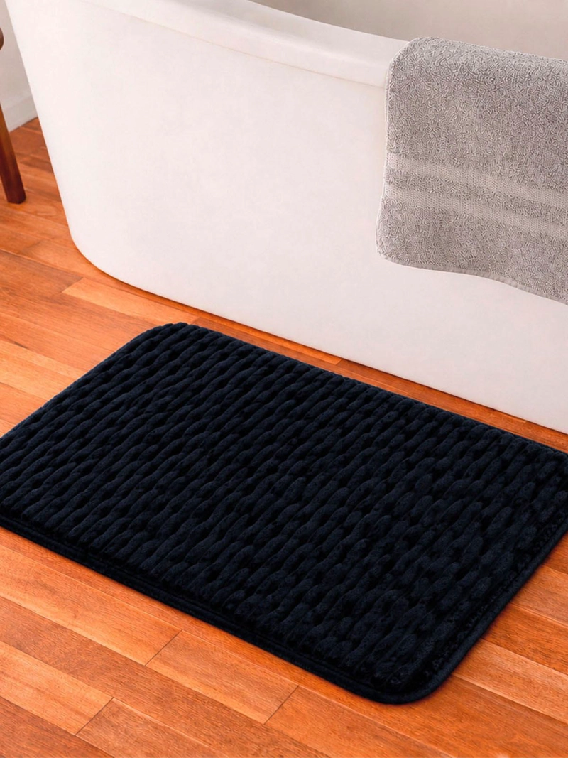 ALFOMBRA DE BAÑO NAUTICA HOME BURBUJA 40X60CM AZUL - 1