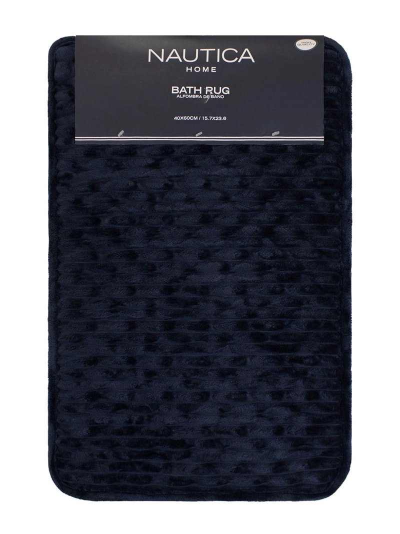 ALFOMBRA DE BAÑO NAUTICA HOME BURBUJA 40X60CM AZUL - 3