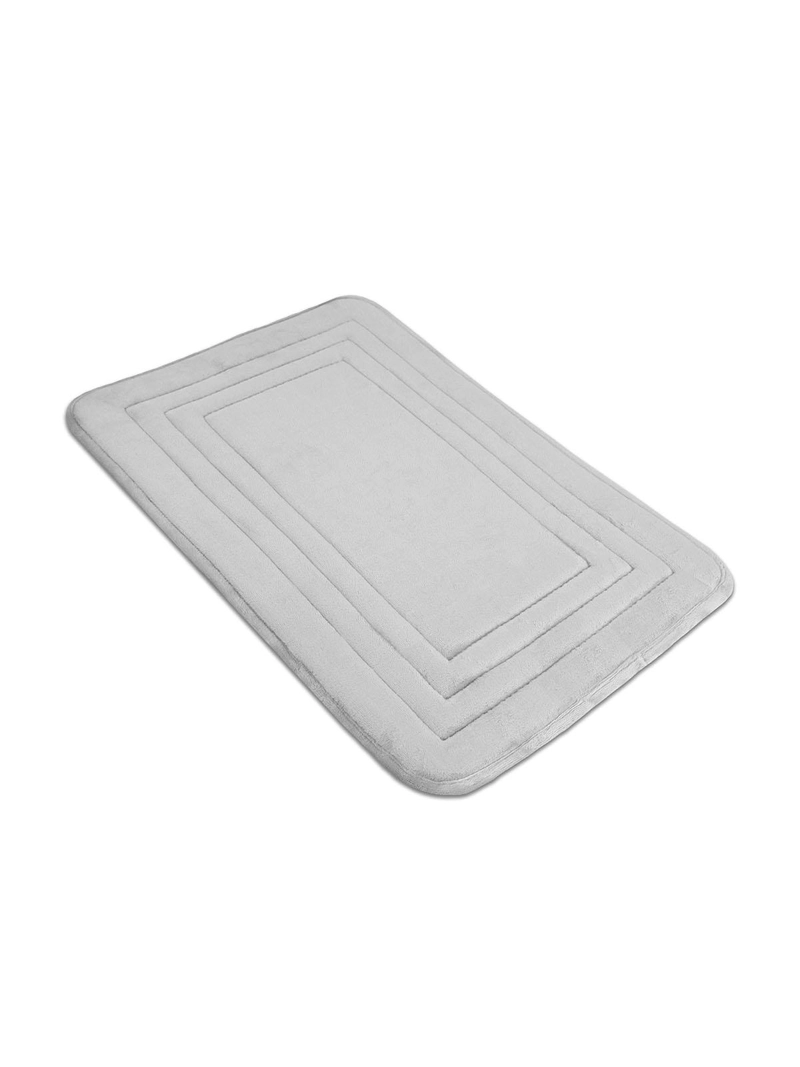 ALFOMBRA DE BAÑO NAUTICA HOME ENMARCADO 40X60CM GRIS - 2